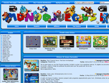 Tablet Screenshot of mundojuegos.info